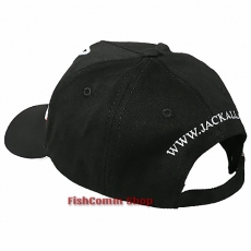Бейсболка Jackall с 3D логотипом черная