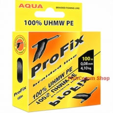 Плетеный шнур Aqua ProFix Black 0.08 мм. 100 м.