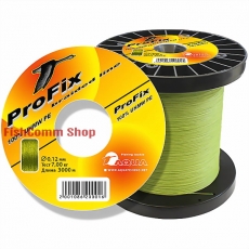 Плетеный шнур Aqua ProFix Olive 0.12 мм. 3000 м.
