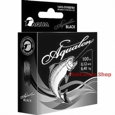 Плетеный шнур Aqua Aqualon Black 0.12 мм. 100 м.