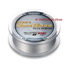 Плетеные шнуры Varivas Avani Sea Bass Max Power (PE8) Gray 150 m. Плетеные шнуры Varivas Avani Sea Bass Max Power (PE8) Gray 150 m.
