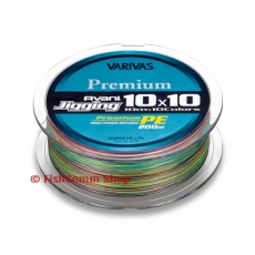 Плетеные шнуры Varivas Avani Jigging 10x10 (PE4) Multicolor 200 m Плетеные шнуры Varivas Avani Jigging 10x10 (PE4) Multicolor 200 m