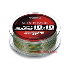 Плетеные шнуры Varivas Avani Jigging 10x10 Max Power (PE8) Multicolor 200 m Плетеные шнуры Varivas Avani Jigging 10x10 Max Power (PE8) Multicolor 200 m
