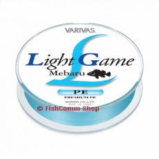 Плетеные шнуры Varivas Light Game Mebaru Blue