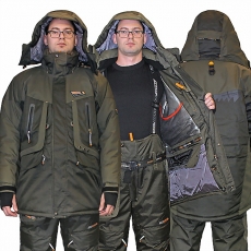 Рыболовная куртка мембранная зимняя Team Aqua XXL Рыболовная куртка мембранная зимняя Team Aqua XXL