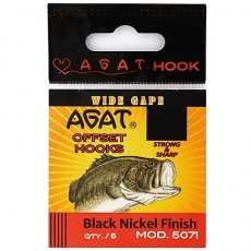 Крючок офсетный Agat Offset Hook Wide Gape 5071 №2