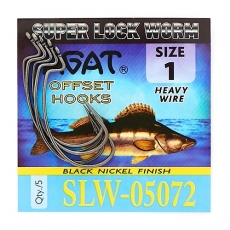 Крючок офсетный Agat Offset Hook Super Lock 5072 №3/0