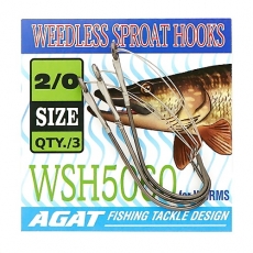 Крючок незацепляйка Agat Weedless Sproat Hook WSH5060 №1/0