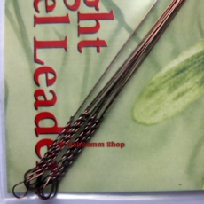 Поводок струна Agat Ultralight Stainless Steel Leaders #2 (темная AFW) 10 см. 27 lb. (упаковка 8 шт.)