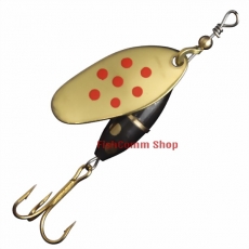 Блесна вращающаяся Myran Panter 7 g. Gold/Red/Pr