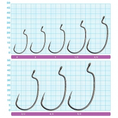 Крючок офсетный Owner 5137 BC №4 Rig'n Hook (6 шт.)