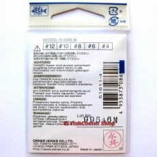 Крючок рыболовный Owner 51611 BC №4 S-55BLM (8 шт.)