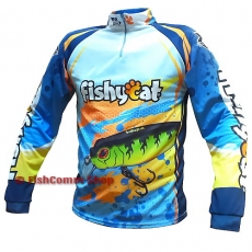 Футболка с длинным рукавом Fishycat Tomcat Style Light Blue T-Shirt светлая XXXL