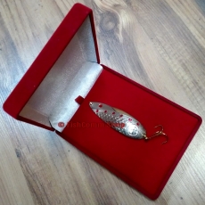 Блесна подарочная с камнями Agat Fantasy Lure & Swarovsky Cristal 18 g. Silver