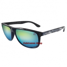 Очки поляризационные Yoshi Onyx дужки синий камуфляж зеленые линзы