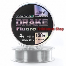 Леска флюрокарбоновая Yoshi Onyx Drake Fluoro 0.30 мм., 150 м.
