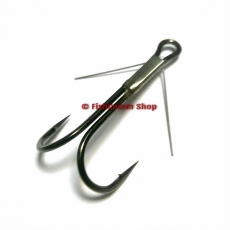 Крючок двойник незацепляйка Kosadaka V-Double 2077W-BN №1/0 (25 шт.)