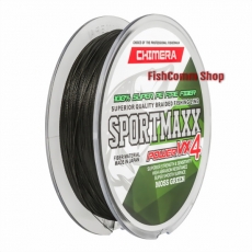Плетеный шнур Chimera SportMaxx Power VX4 Moss Green 150 m. 0.10 mm.