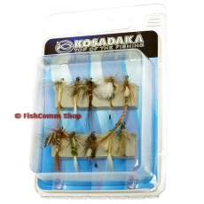 Набор сухих мушек Kosadaka FS-1 Large size (10 шт.)