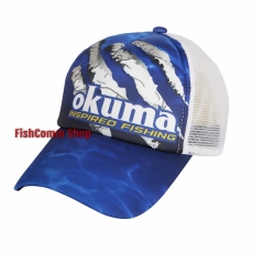 Кепка-бейсболка Okuma Blue Mesh Back Кепка-бейсболка Okuma Blue Mesh Back