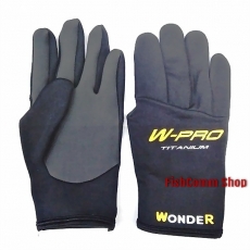 Перчатки с пальцами рыболовные Wonder цвет черный WG-FGL065 (XXL)