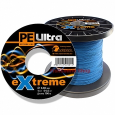 Плетеные шнуры Aqua PE Ultra Extreme 0.8 мм.