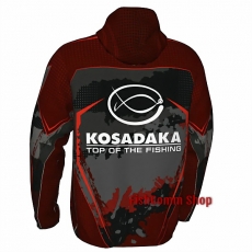 Ветровка рыболовная Kosadaka размер M (48-50) красная