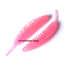 Силиконовые приманки (слаг) Trout Zone Plamp 2" Бледно-розовый с блестками (чеснок)