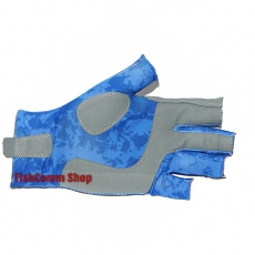 Перчатки Kosadaka эластичные без пальцев Sun Gloves цвет Blue L/XL