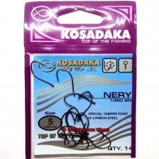 Крючок одинарный Kosadaka Nery (1060BN) №5 (14 шт.)