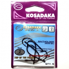 Крючок одинарный Kosadaka Baitholder (3505BN) №2 (7 шт.)