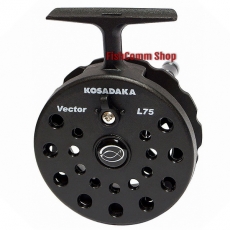 Катушка проводочная зимняя Kosadaka Vector 75 двухсторонняя (на длинной лапе)