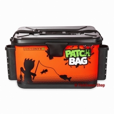 Сумка рыболовная Yoshi Onyx Patch Bag 40х26х27 см. с держателями для удилищ черно-оранжевая