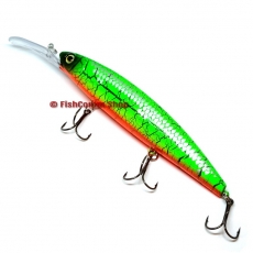 Воблер Grows Culture Balisong Minnow Longbill 130 SF цвет 19 Green Lizard Scale