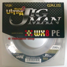 Плетеный шнур YGK Galis Ultra Jigman WX8 PE #2 Multicolor 200 m