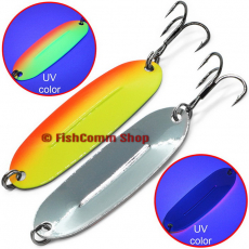 Блесна Kosadaka Wabbler W40 Spoon 57 мм. 7 г. цвет YO2