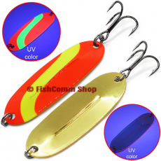 Блесна Kosadaka Wabbler W40 Spoon 57 мм. 7 г. цвет YOG
