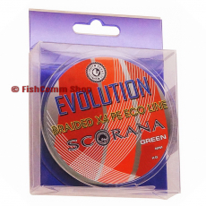 Плетеный шнур Scorana Evolution 0.20 мм. 135 м. Smoke Green Плетеный шнур Scorana Evolution 0.20 мм. 135 м. Smoke Green