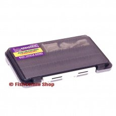 Коробка Kosadaka TB-S63A 3 продольные секции + доп. вставки (серая) 175х105х20 мм.