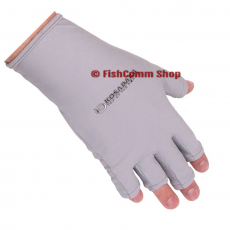 Перчатки Kosadaka Sunblock Gloves эластичные с открытой ладонью и пальцами Grey L