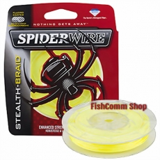 Плетеный шнур Spiderwire Stealth 137 m Tracer Yellow 0.40 mm