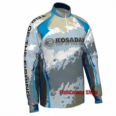 Джерси Kosadaka из полиэстера голубая