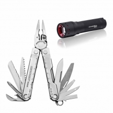 Leatherman Rebar и фонарь Led Lenser P7.2 (подарочный набор)