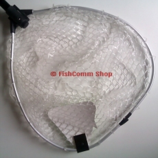 Подсачек Tsuribito Net Trap Fold с прозрачной силиконовой сеткой складной 200 см. диаметр 46 см.