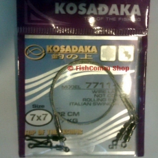 Поводок Kosadaka Elite 7711-22, длина 30 см., тест 17 кг., упаковка 2 шт.