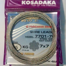 Поводковый материал Kosadaka Wire Leader Elite 7701-70 длина 4 м. тест 35 кг.