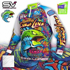 Футболка мембранная SV Fishing Lures расцветка Flash Line (Rock Fish) XXL